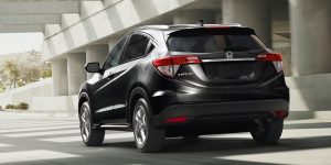 Back-end of a black 2019 Honda HR-V | Honda dealer in San Antonio, TX