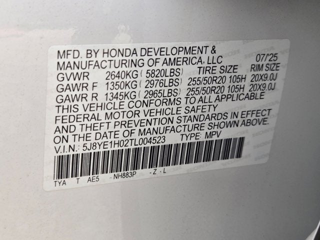 2026 Acura MDX SH-AWD w/A-Spec Package