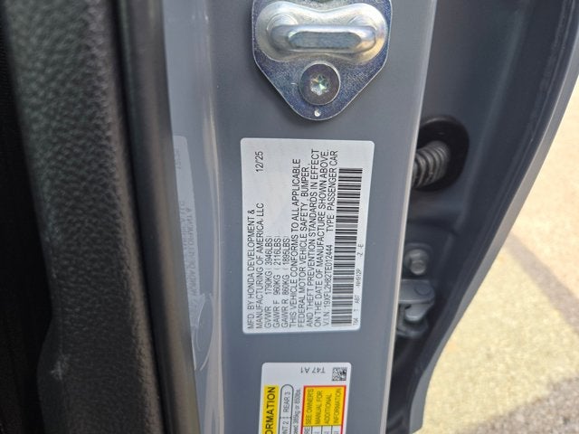 2026 Honda Civic Sport