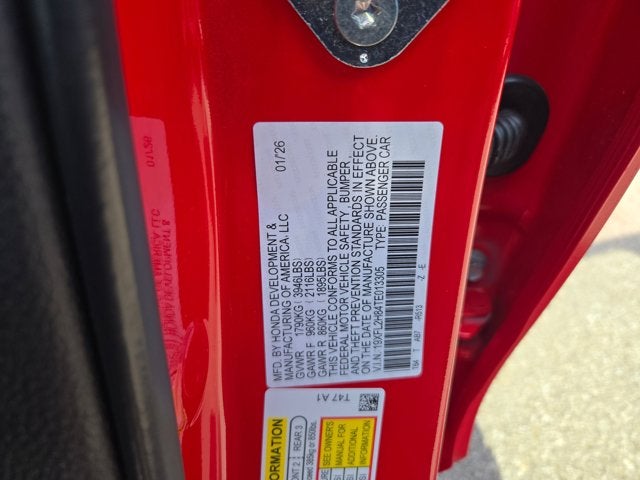 2026 Honda Civic Sport