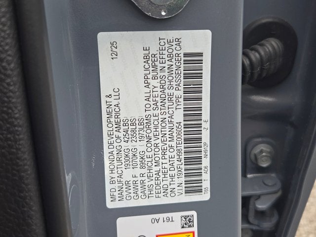 2026 Honda Civic Hatchback Hybrid Sport Touring