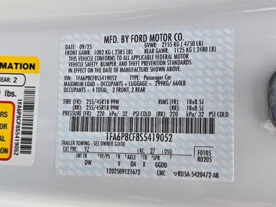 2025 Ford Mustang Base