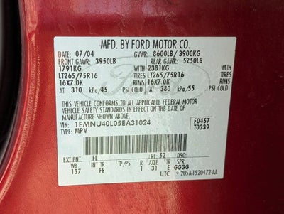 2005 Ford Excursion XLT