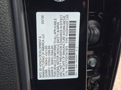 2026 Honda Accord Sedan LX