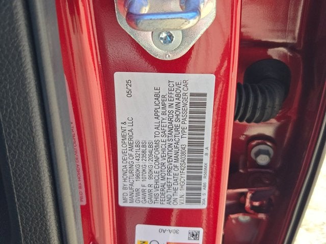 2025 Honda Accord Sedan 1.5T SE