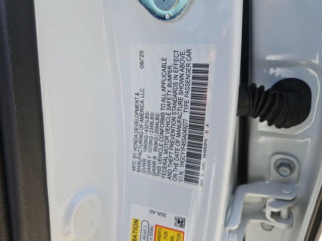 2025 Honda Accord Sedan 1.5T SE