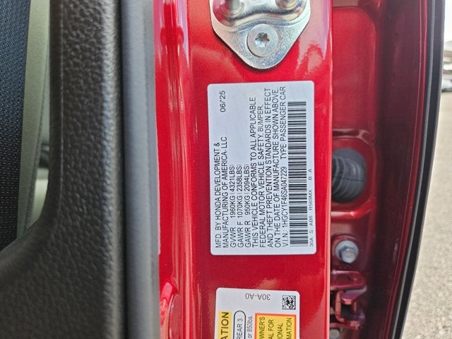 2025 Honda Accord Sedan SE