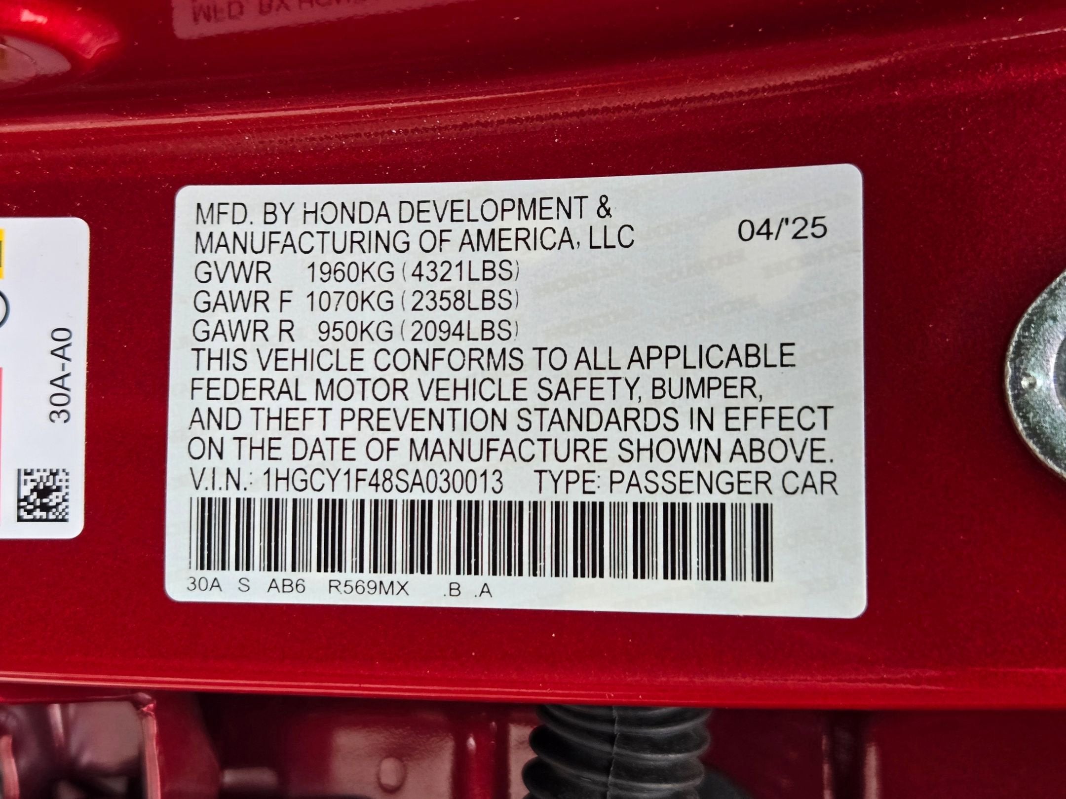 2025 Honda Accord SE - Photo 32