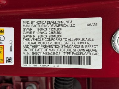 2025 Honda Accord Sedan 1.5T SE