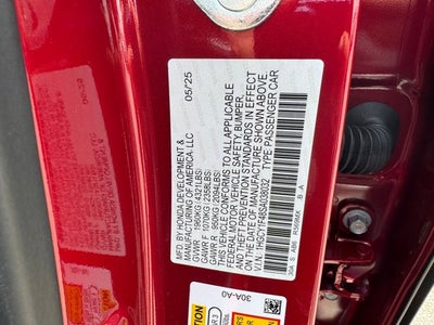 2025 Honda Accord Sedan 1.5T SE