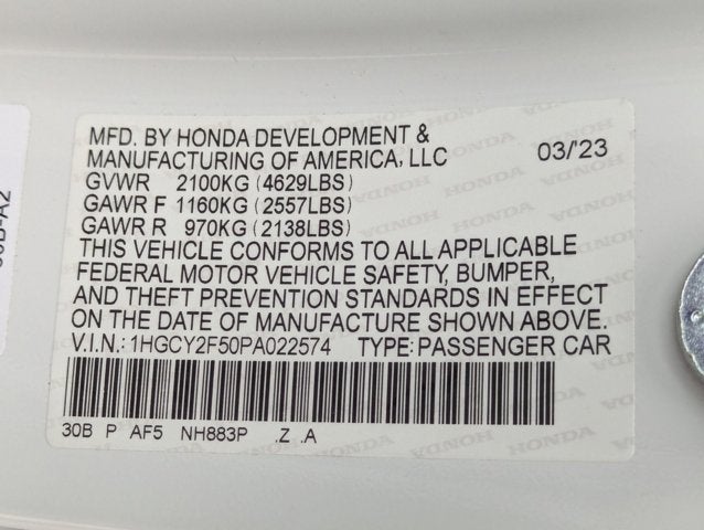 2023 Honda Accord Hybrid Sport