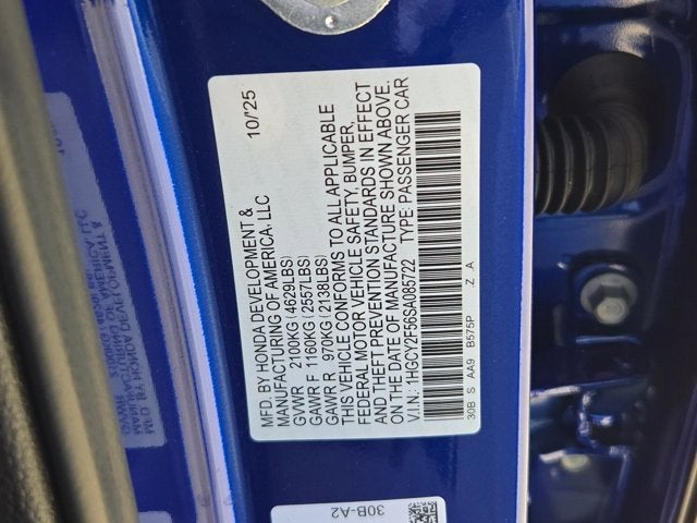 2025 Honda Accord Sedan HYBRID SPORT