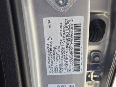 2026 Honda Accord Hybrid Sport