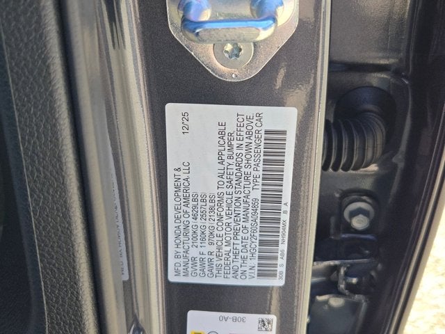 2025 Honda Accord Sedan HYBRID EX-L