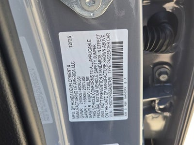 2025 Honda Accord Sedan HYBRID EX-L