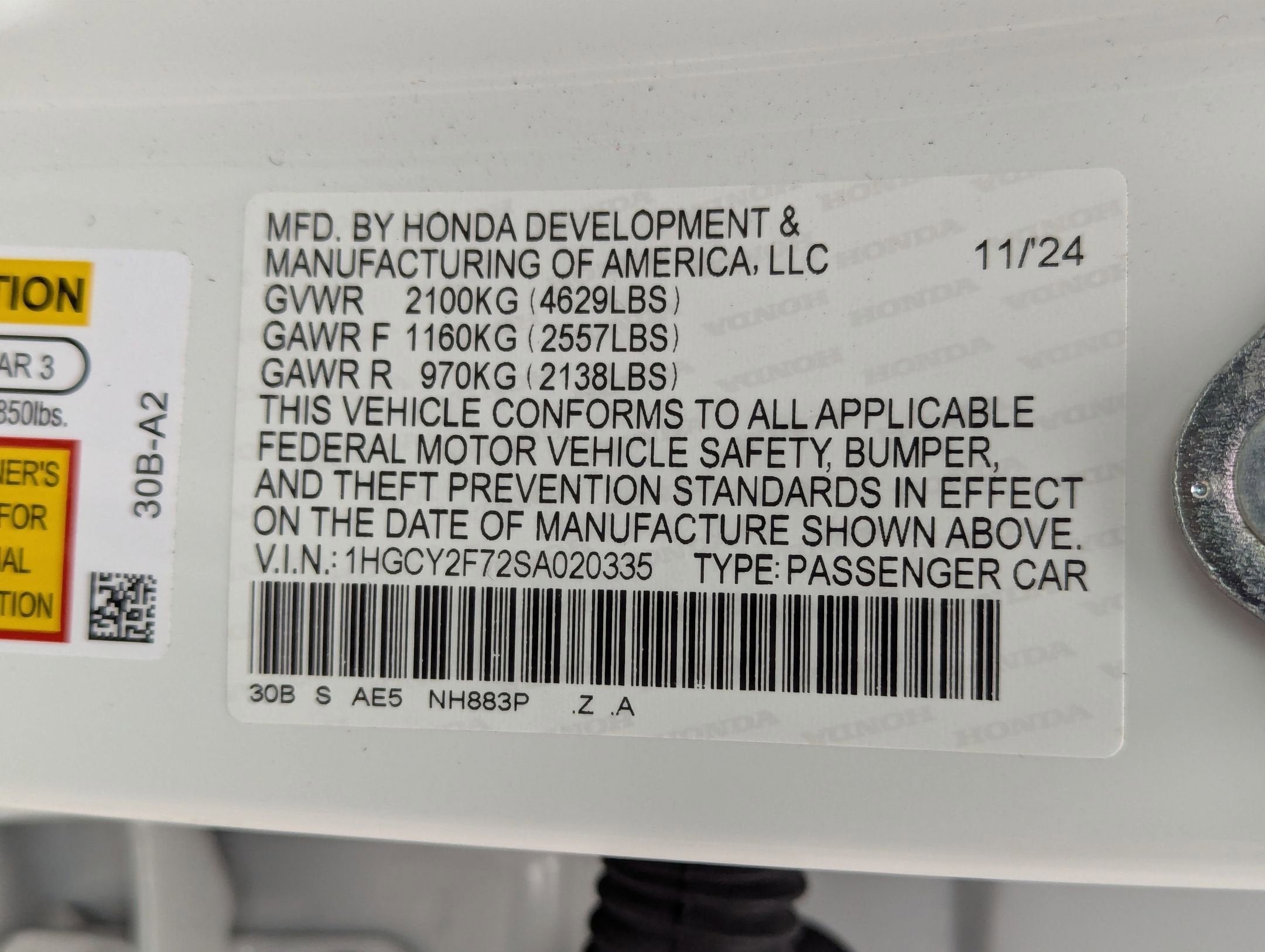 2025 Honda Accord Sedan HYBRID SPORT-L