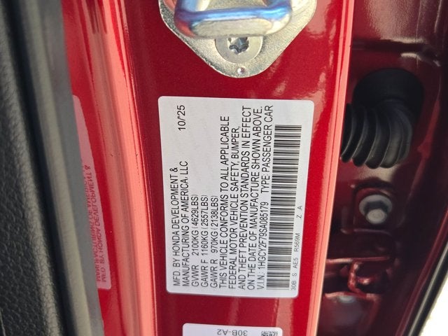 2025 Honda Accord Sedan HYBRID SPORT-L