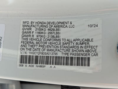 2025 Honda Accord Sedan HYBRID TOURING