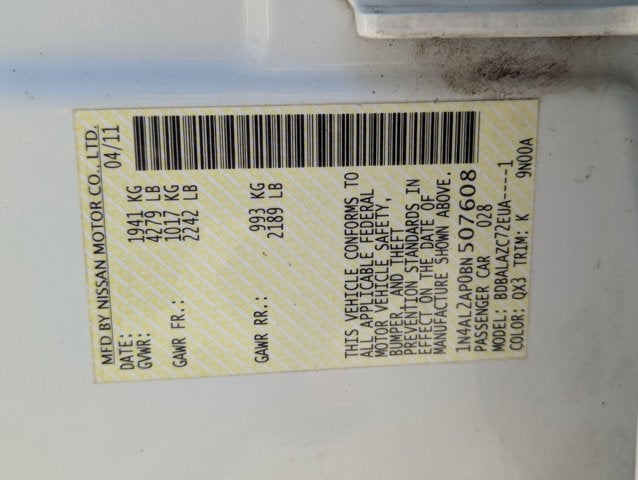 2011 Nissan Altima 2.5