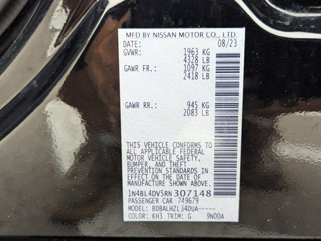 2024 Nissan Altima 2.5 SV