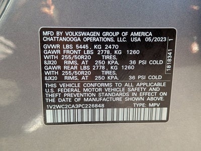 2023 Volkswagen Atlas Cross Sport 2.0T SE w/Technology