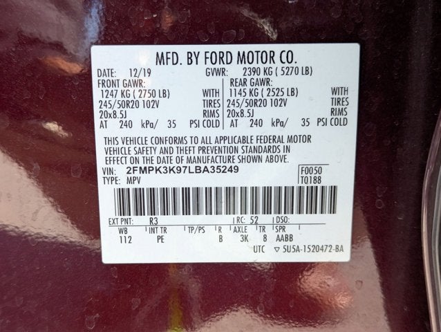 2020 Ford Edge Titanium