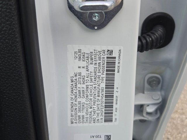 2026 Honda Civic Sport