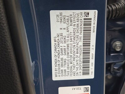 2026 Honda Civic Sport