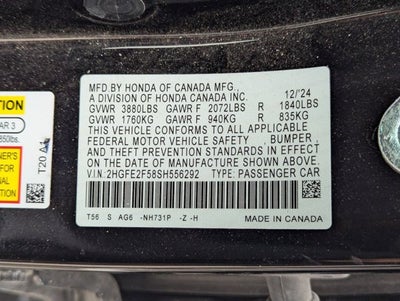 2025 Honda Civic Sport