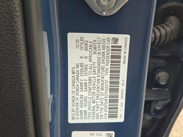 2026 Honda Civic Sport Touring