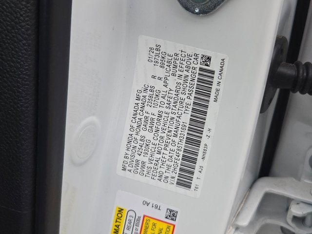 2026 Honda Civic Sport Touring