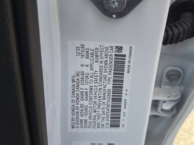 2026 Honda Civic Sport Touring