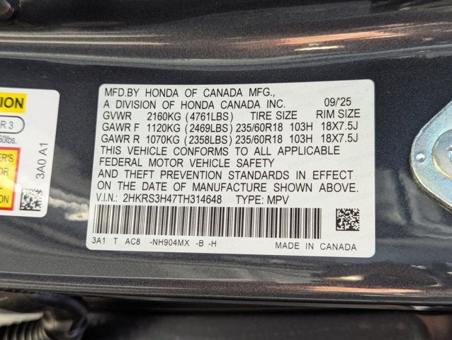 2026 Honda CR-V 2WD EX