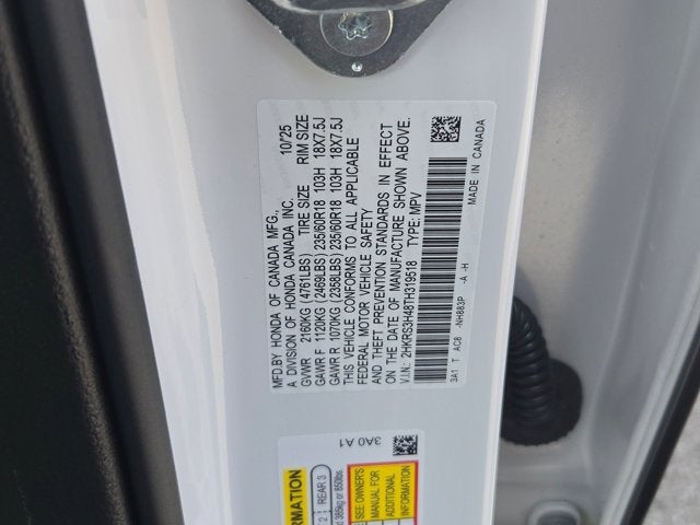 2026 Honda CR-V 2WD EX