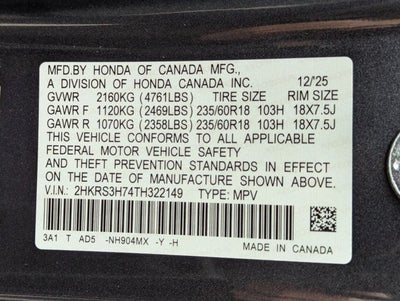 2026 Honda CR-V 2WD EX-L
