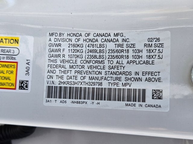 2026 Honda CR-V EX-L