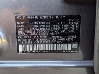 2023 Honda HR-V 2WD LX