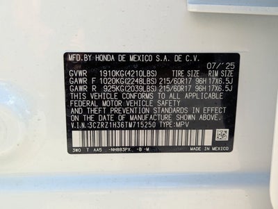 2026 Honda HR-V 2WD LX