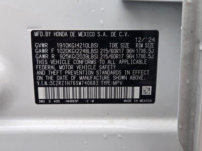 2025 Honda HR-V EX-L