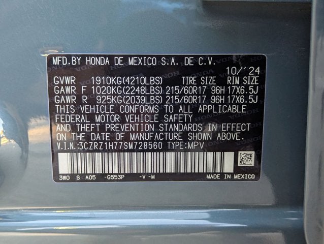 2025 Honda HR-V EX-L