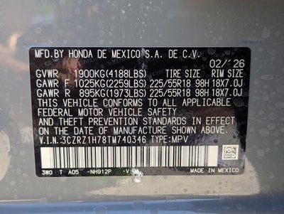 2026 Honda HR-V 2WD EX-L