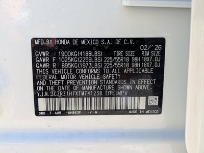 2026 Honda HR-V 2WD EX-L