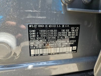 2025 Honda HR-V AWD SPORT