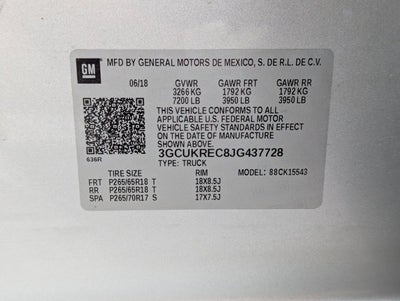 2018 Chevrolet Silverado 1500 LT