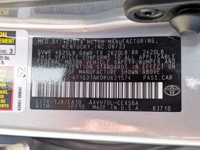 2024 Toyota Camry Hybrid SE