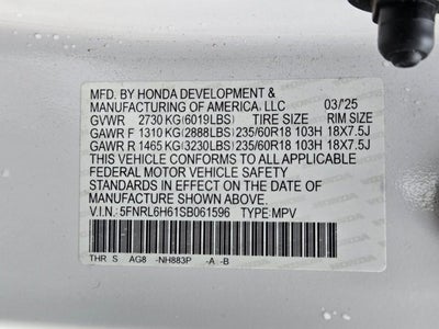 2025 Honda Odyssey EX-L