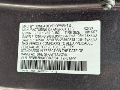 2024 Honda Odyssey EX-L