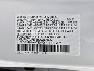 2026 Honda Odyssey EX-L