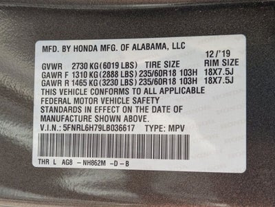 2020 Honda Odyssey EX-L