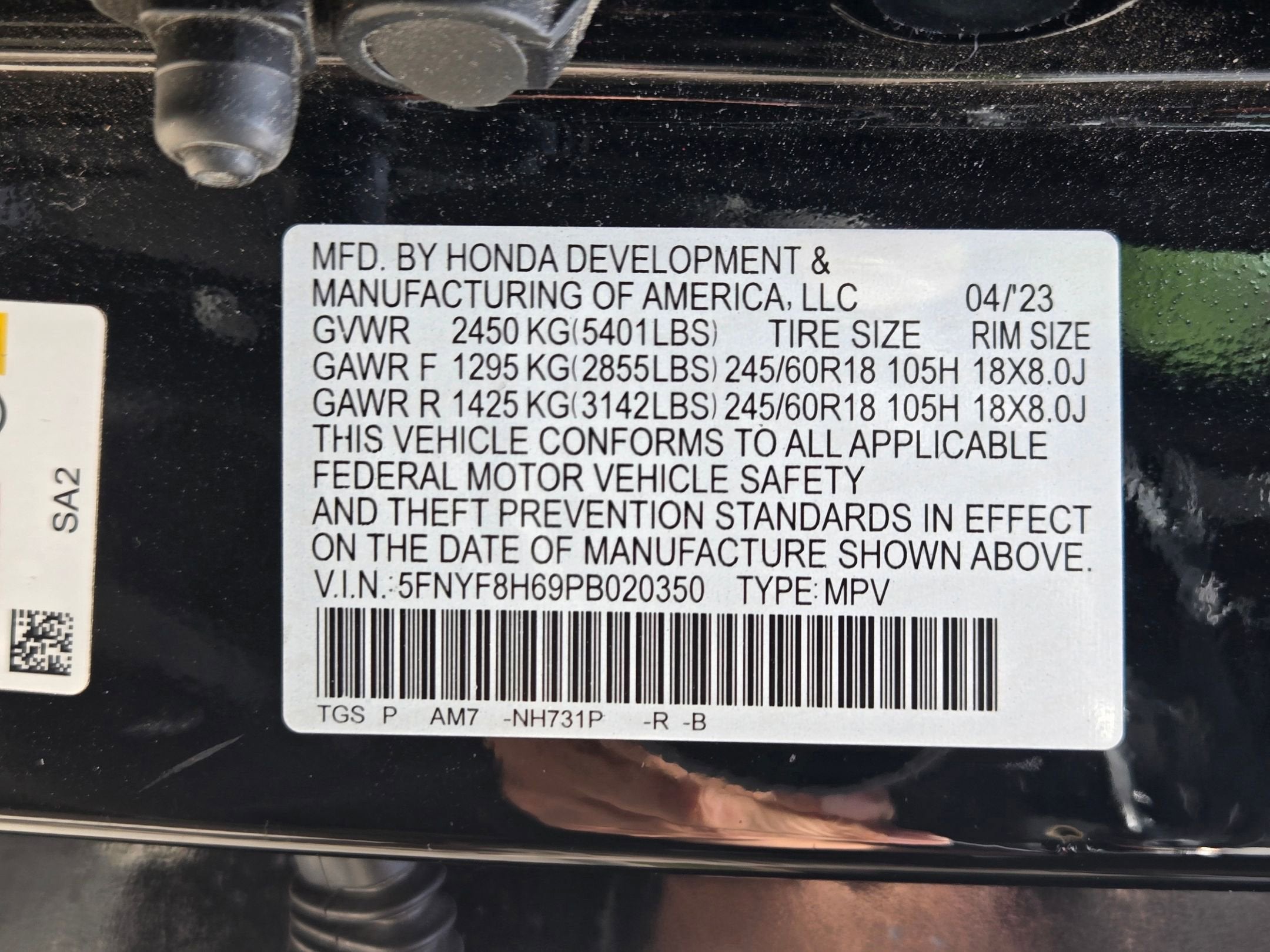 2023 Honda Passport TrailSport